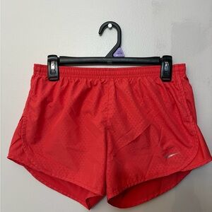 Nike Women's Vibrant Red Athletic Shorts
